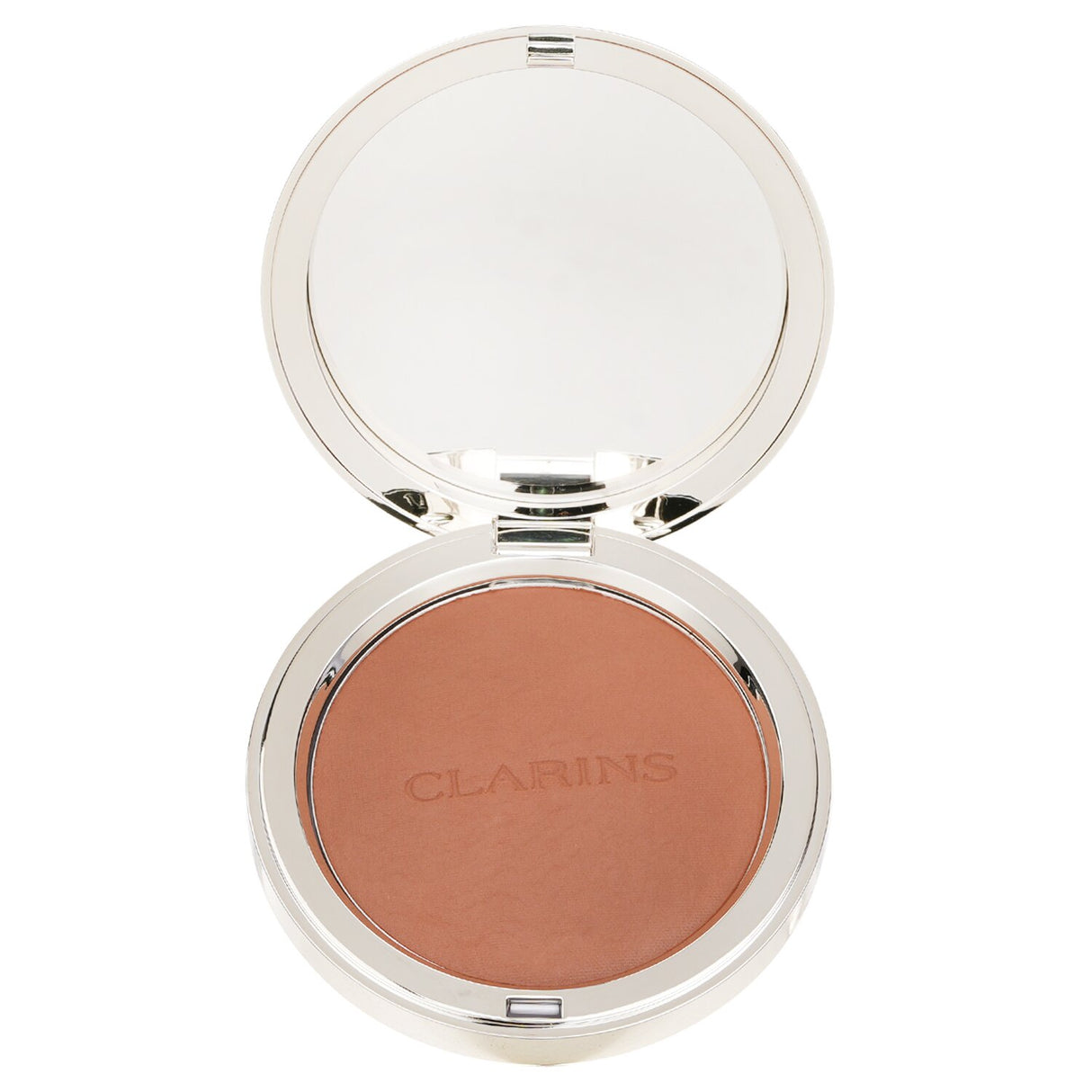 Clarins Ever Matte Compact Powder #06 Deep in a sleek compact, perfect for mattifying and nourishing all skin types.