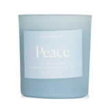 Paddywax Wellness Candle in Peace, 141g, features essential oils for relaxation in a stylish matte glass vessel.