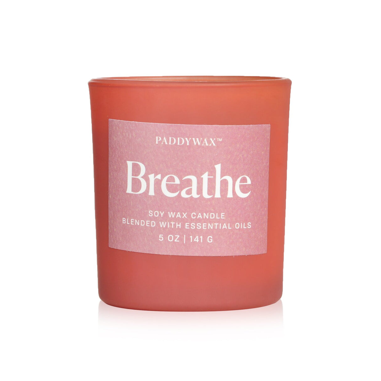 Paddywax Wellness Candle - Breathe in matte glass, 100% essential oils, 35-hour burn, eco-friendly, perfect for relaxation.
