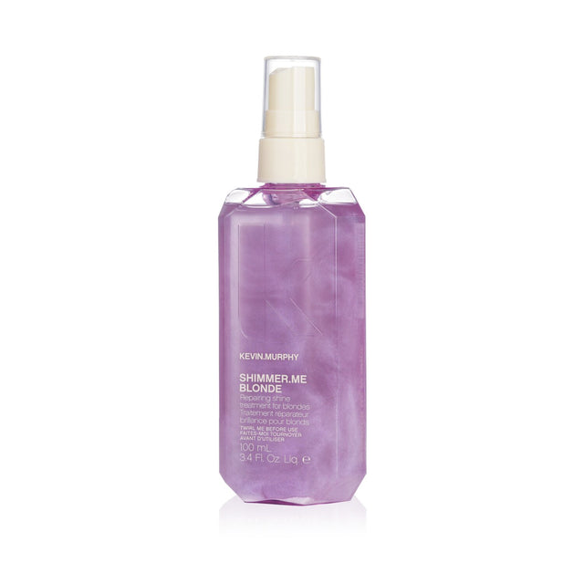 Kevin.Murphy Shimmer.Me Blonde treatment in a 100ml bottle, designed for enhancing shine and reviving blonde hair vibrancy.