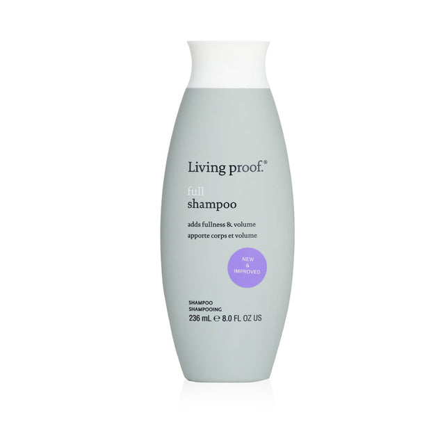 Volumizing shampoo with Amaranth peptides for fuller, bouncy hair; sulfate-free, vegan, and safe for color-treated hair.