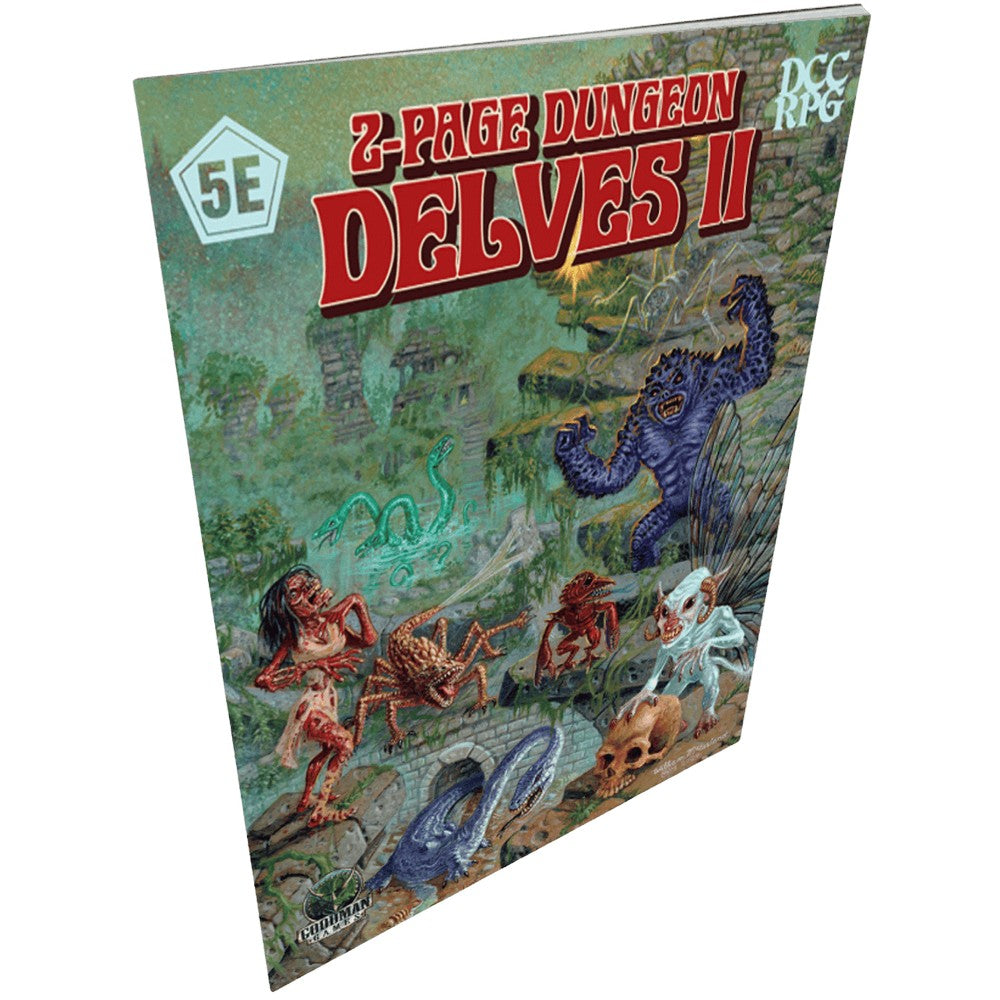 Dungeon Crawl Classics: 2-Page Dungeon Delves #2 - RPG Book