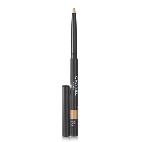 Chanel Stylo Yeux Waterproof eyeliner in #48 Or Antique, shimmering gold, 0.3g, long-wearing, waterproof, and easy to use.