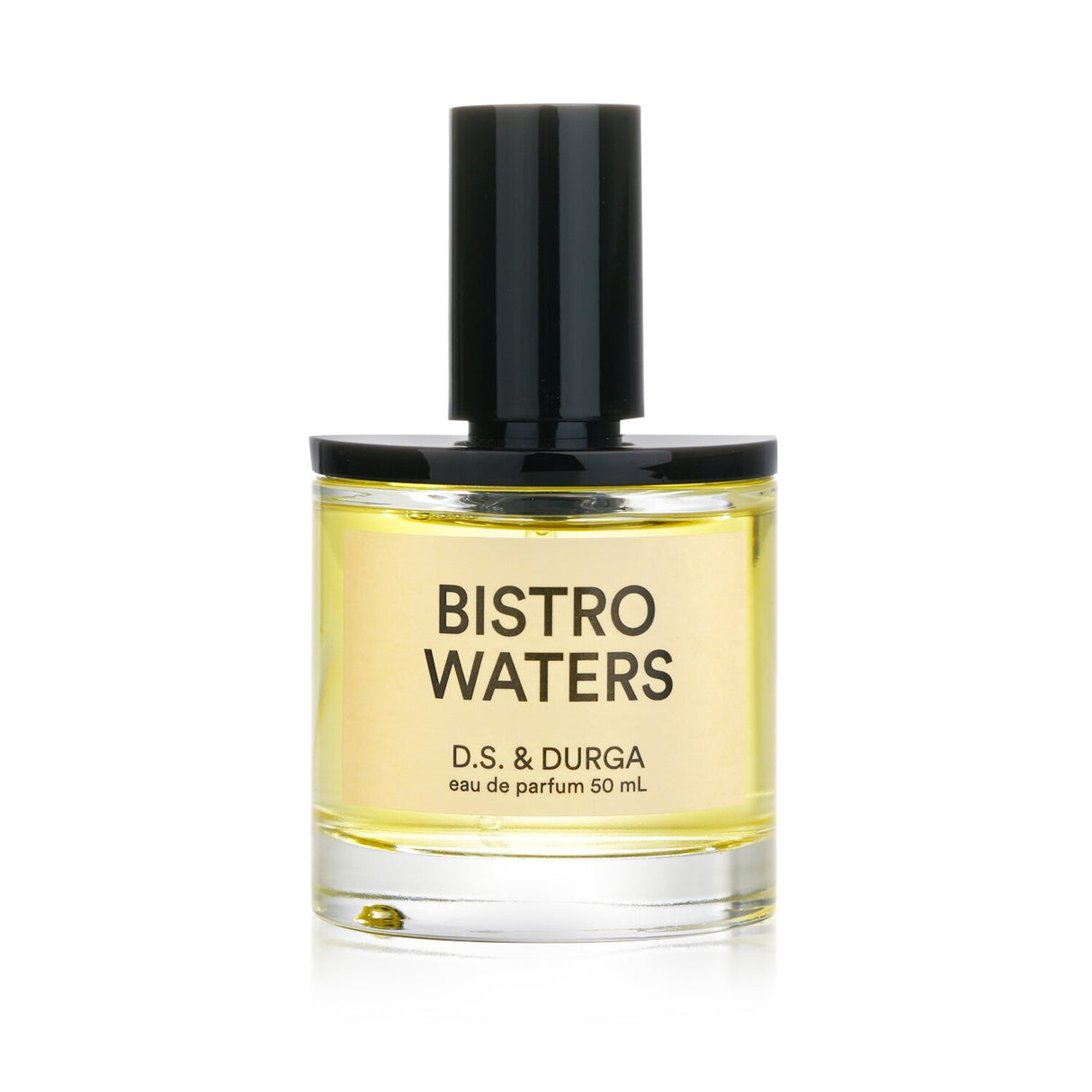 Bottle of D.S. & Durga Bistro Waters Eau De Parfum spray, 50ml, offering a fresh, aromatic scent inspired by vibrant New York bistros.