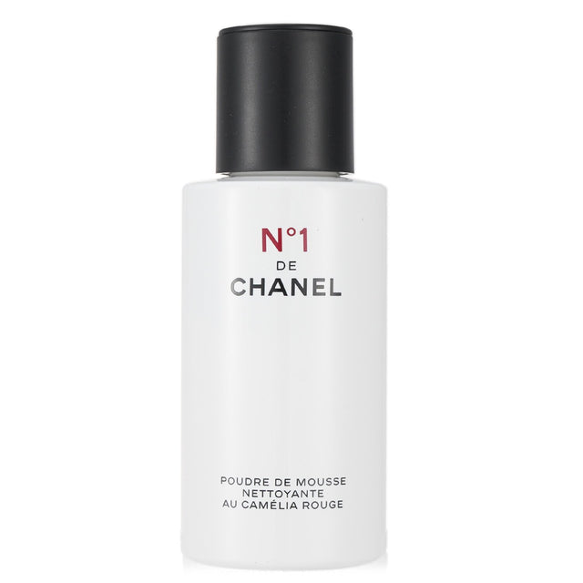 Chanel N°1 De Chanel Red Camellia Powder-To-Foam Cleanser transforms into a rich foam, purifying and revitalizing all skin types.