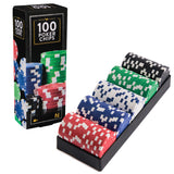 Classic 100-piece 11.5gm Poker Chips - New Version