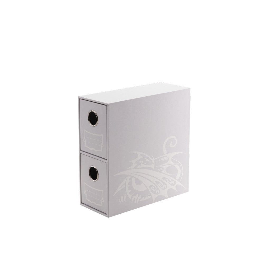 Dragon Shield: Fortress Card Drawers  - Vertical: Size 2  - White