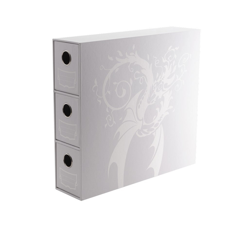 Dragon Shield: Fortress Card Drawers  - Vertical: Size 3XL  - White