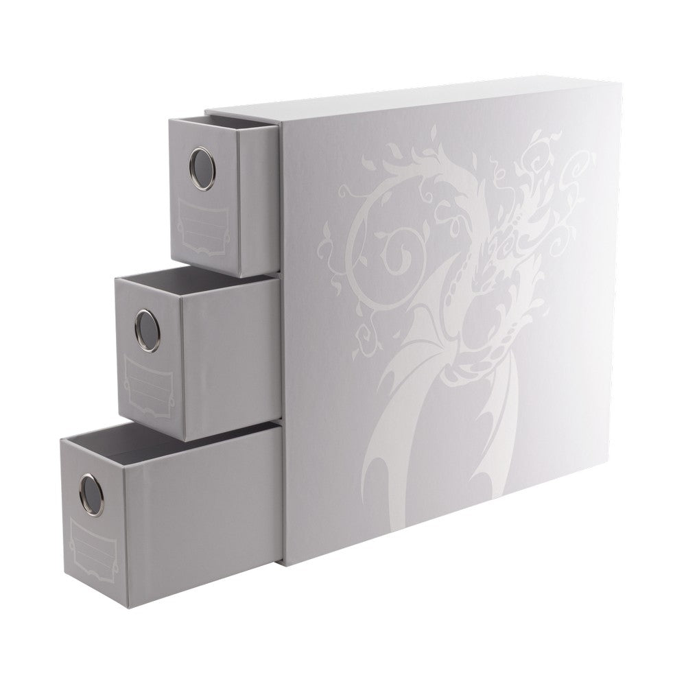 Dragon Shield: Fortress Card Drawers  - Vertical: Size 3XL  - White