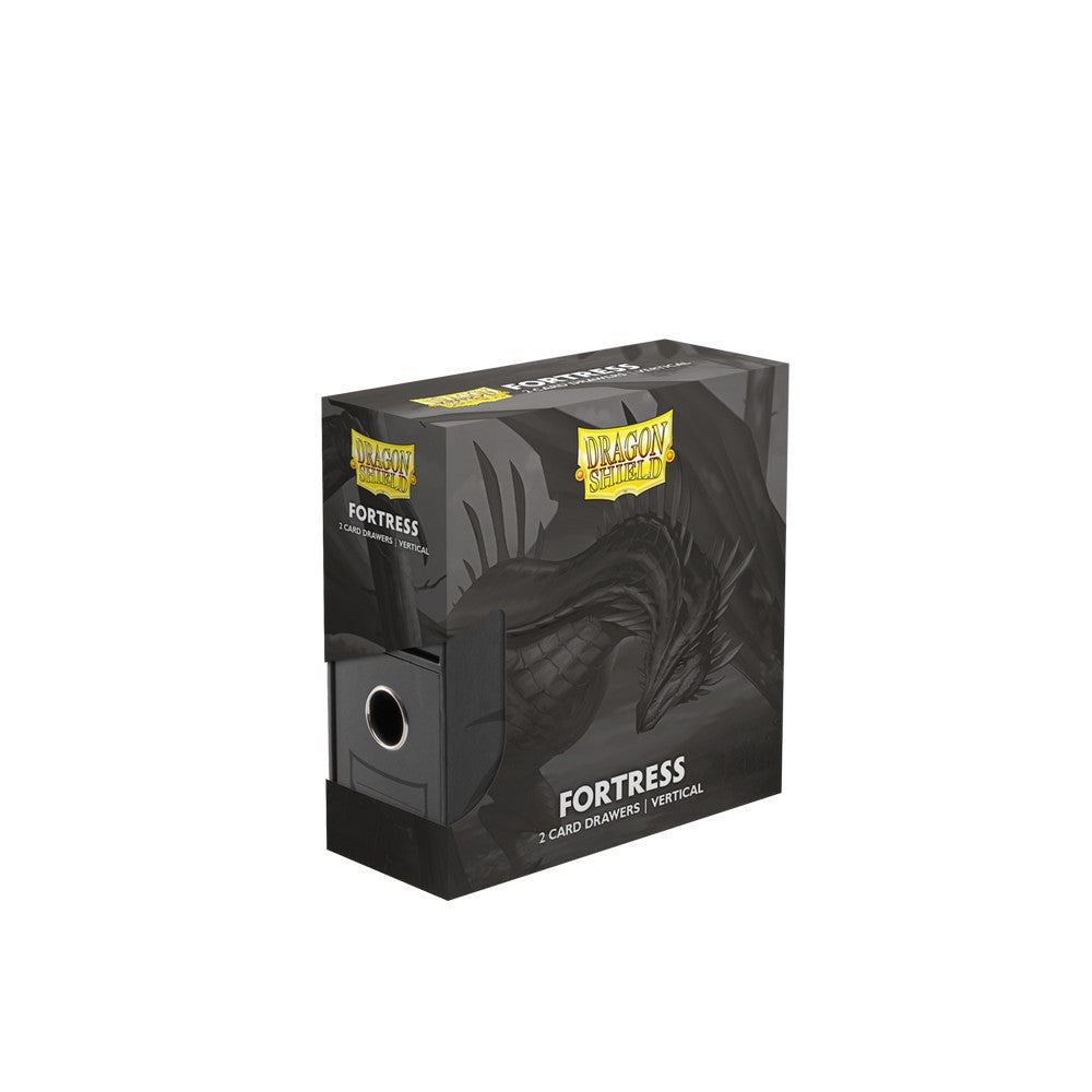 Dragon Shield: Fortress Card Drawers  - Vertical: Size 2  - Black