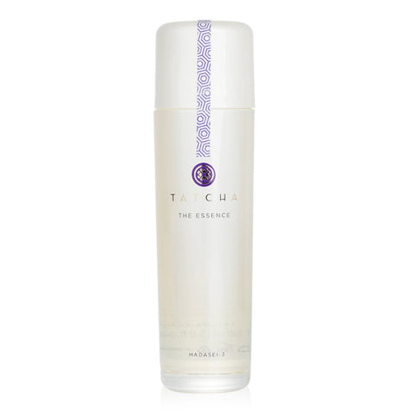 Tatcha The Essence in a recyclable glass bottle, a 150ml plumping skin softener enriched with fermented Japanese superfoods.