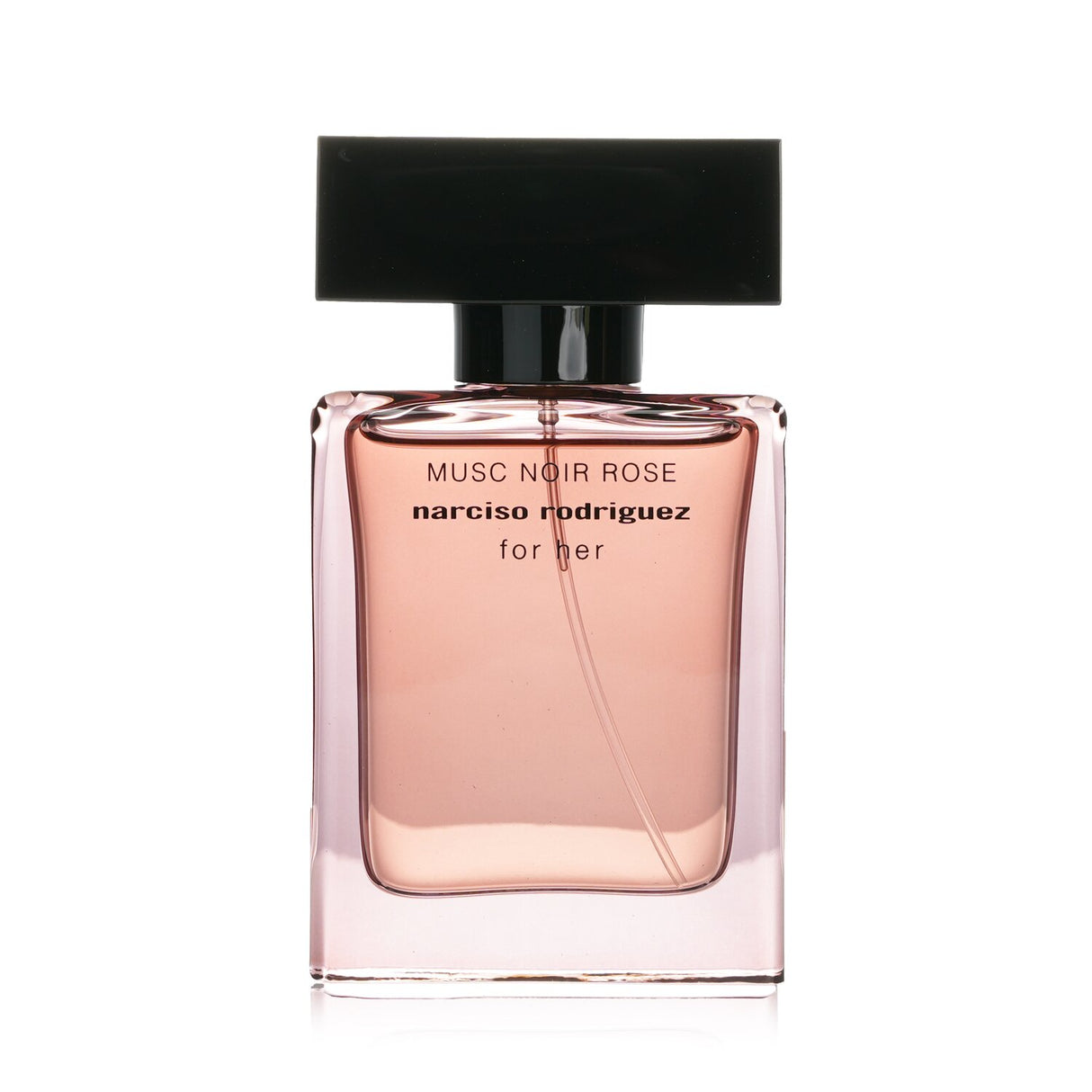 Narciso Rodriguez Musc Noir Rose Eau De Parfum features a floral amber scent with notes of bergamot, plum, and vanilla.