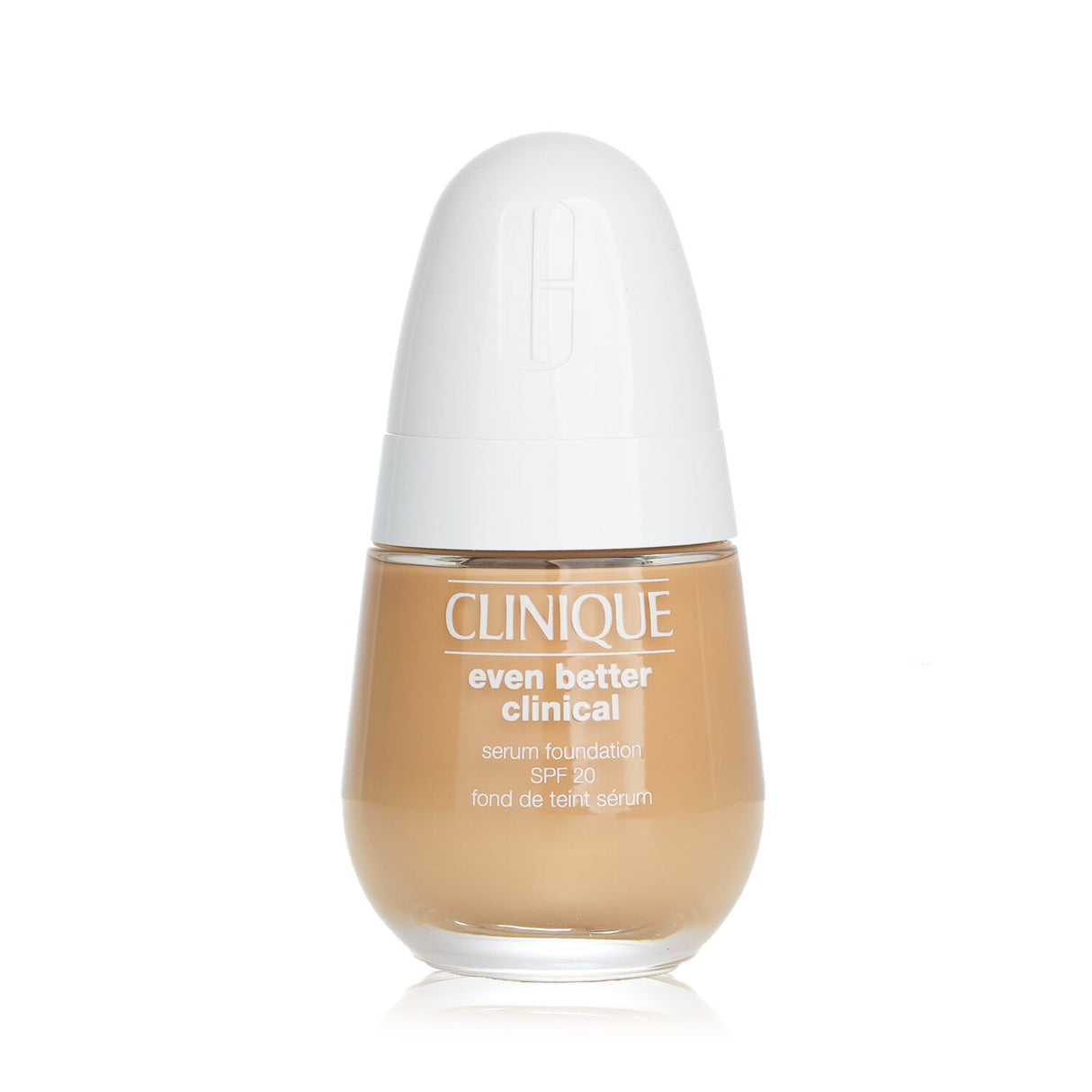 Clinique Even Better Clinical Serum Foundation SPF 20 in shade WN 38 Stone, offers buildable coverage and skin-enhancing benefits.