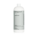 Living Proof Full Conditioner in salon size, 1000ml, adds softness and shine while protecting hair from damage.