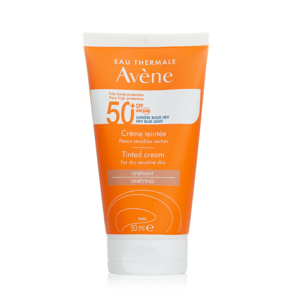 Avene - Very High Protection Tinted Cream SPF50+ - For Dry Sensitive Skin  - 50m