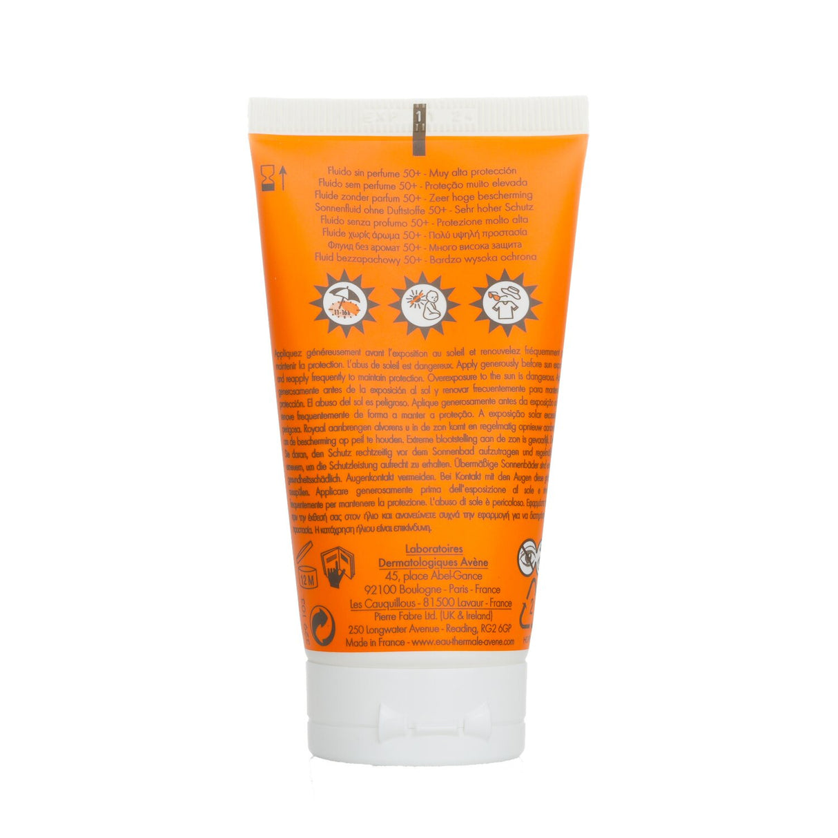 Avene - Very High Protection Fragrance-Free Fluid SPF50+ - For Normal to Combina