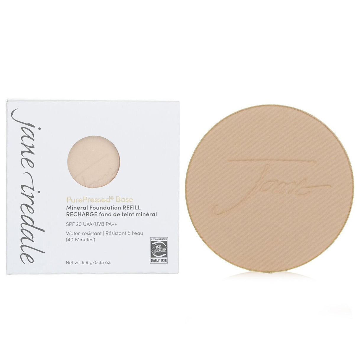 Jane Iredale PurePressed Base Mineral Foundation Refill SPF 20 - Warm Silk 9.9g/