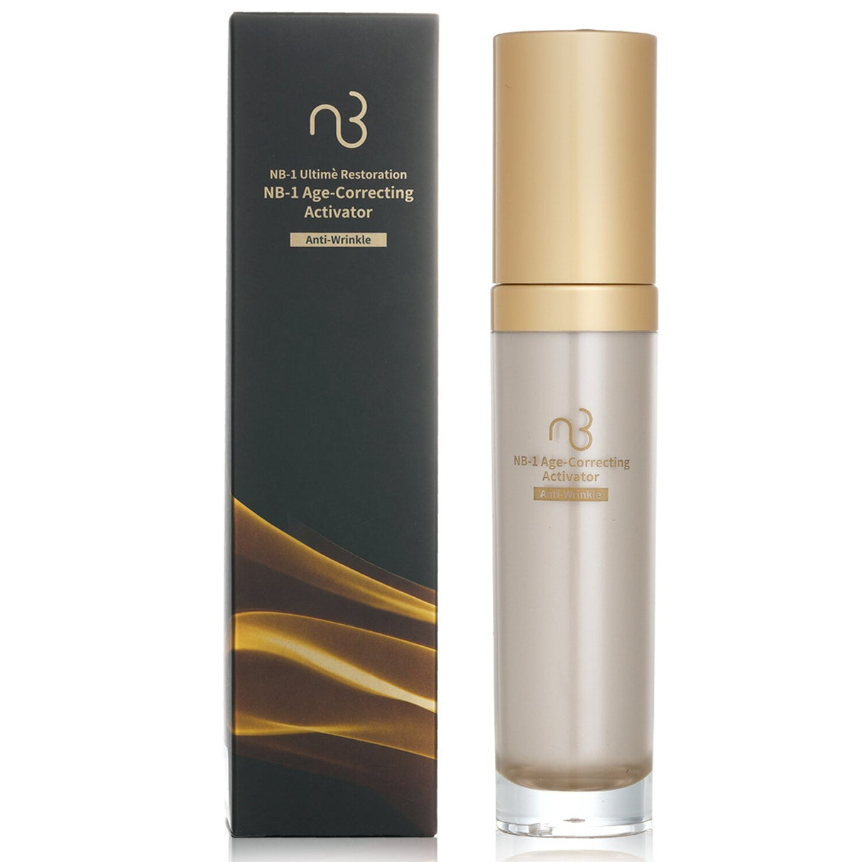Natural Beauty NB-1 Age-Correcting Activator serum in 20ml bottle, designed to rejuvenate and tighten aging skin.
