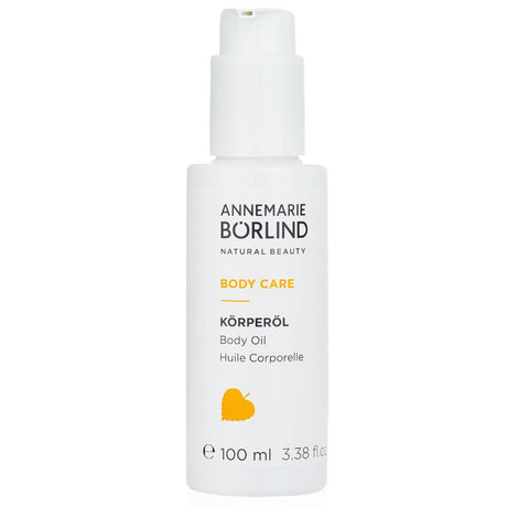 Nourishing body oil for dry skin with organic jojoba, argan, and macadamia, infused with a sensual oriental fragrance.