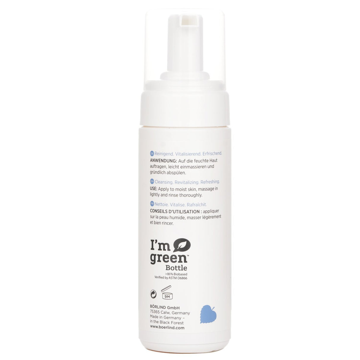 Luxurious Annemarie Borlind shower foam for normal to dry skin, infused with botanical extracts for hydration and refreshment.