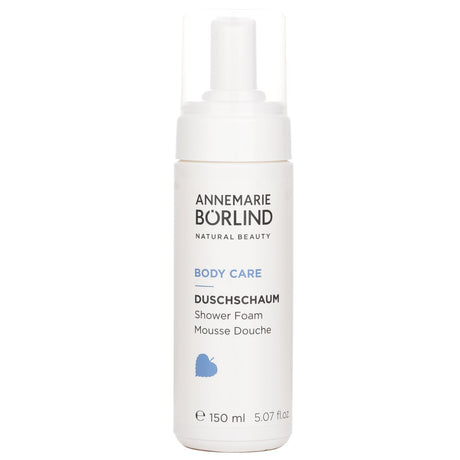 Luxurious shower foam for normal to dry skin, enriched with plant extracts and hyaluronic acid for deep hydration.