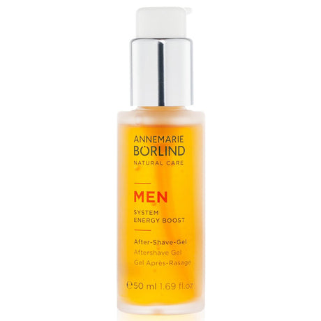 Hydrating aftershave gel for men, enriched with juniper, gin, and caffeine for a refreshed, irritation-free complexion.