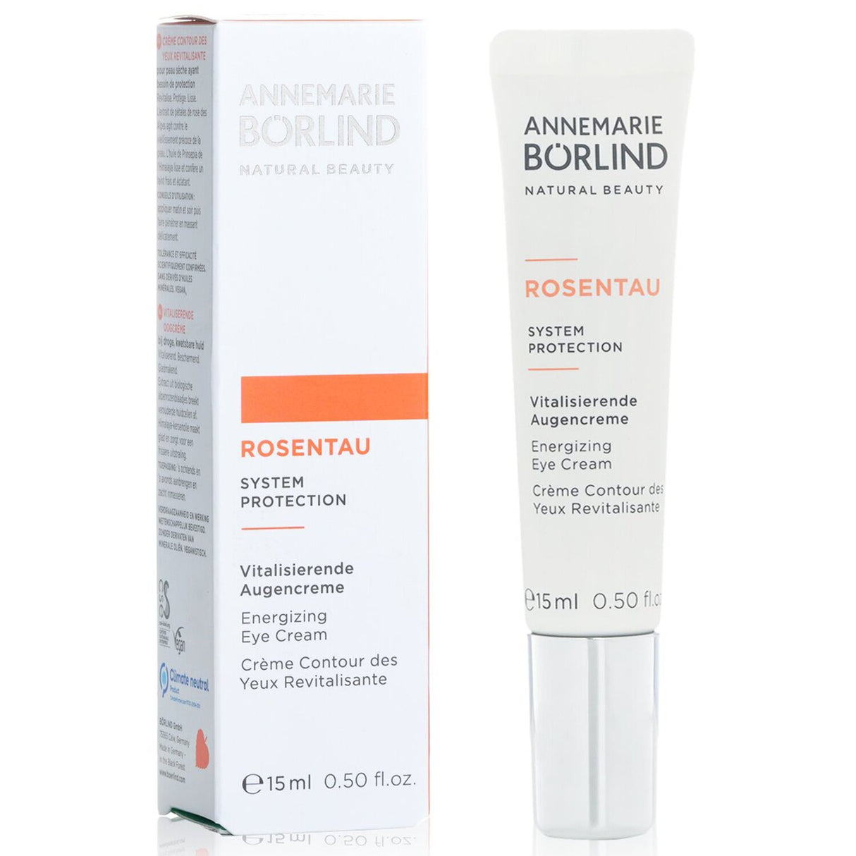 Energizing eye cream with Alpenrose extract and Himalayan cherry oil for youthful, hydrated, and revitalized skin.
