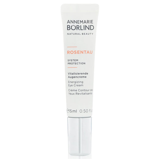 Vegan energizing eye cream with Alpenrose extract and Himalayan cherry oil for firmer, hydrated, and youthful-looking skin.