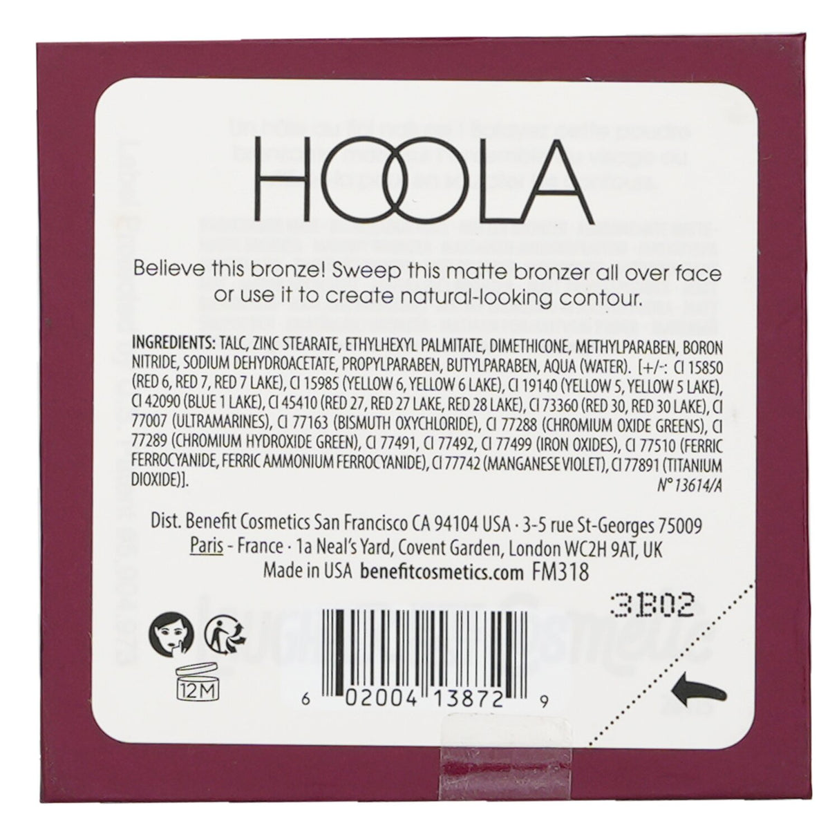 Benefit - Hoola Matte Bronzer  - 8g/0.28oz