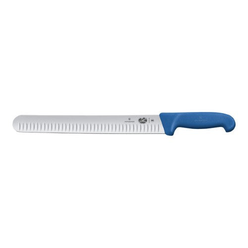 Victorinox Fibrox Granton Edge Slicing Knife 30cm Blue