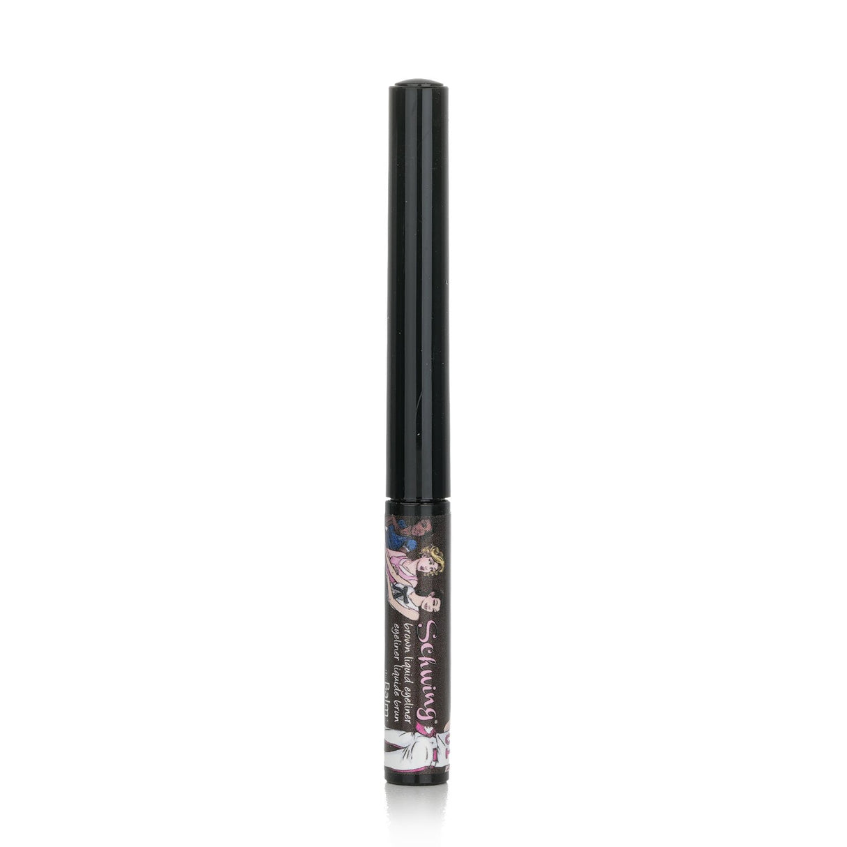 Brown liquid eyeliner in a sleek 1.7ml tube, featuring a precision felt-tip for effortless application and a matte finish.