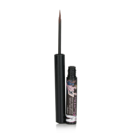 TheBalm Schwing Liquid Eyeliner in Brown with a precise felt-tip applicator for effortless, non-smudging eye definition.