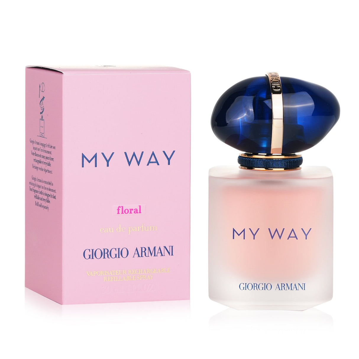 Giorgio Armani My Way Floral Eau De Parfum 30ml, a luxurious floral woody scent with bergamot, jasmine, and vanilla notes.