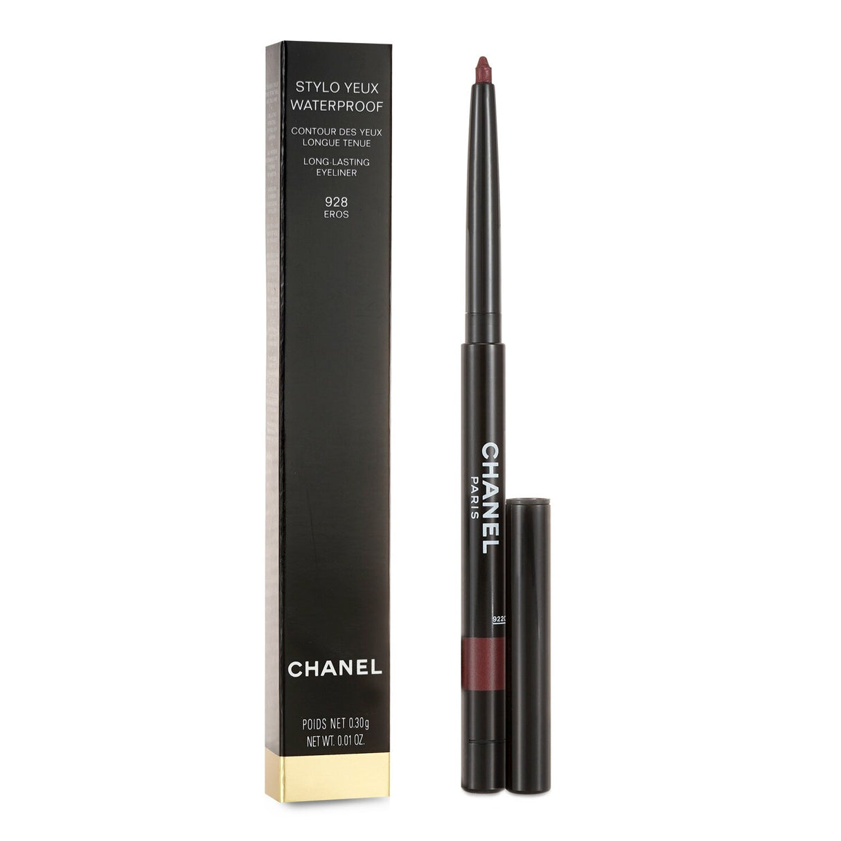 Chanel Stylo Yeux Waterproof eyeliner in #928 Eros, a smudge-resistant, long-lasting formula for bold, precise eye definition.