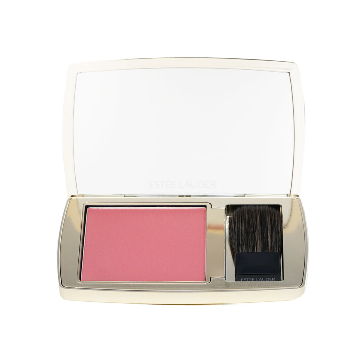 Estee Lauder Pure Color Envy Blush in Rebellious Rose, a silky powder for a healthy, radiant cheek glow in an elegant compact.