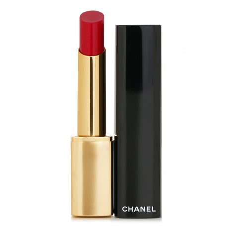 Chanel Rouge Allure L'extrait Lipstick #854 Rouge Puissant in sleek case, offering 12-hour hydration and ultra-high pigment color.