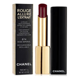 Chanel Rouge Allure L'extrait Lipstick #874 Rose Imperial, a satin lipstick in a sleek case, delivers intense color and 12-hour hydration.