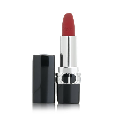 Christian Dior Rouge Dior Floral Care Refillable Lip Balm #999, a matte balm enriching lips with hydration and floral extracts.