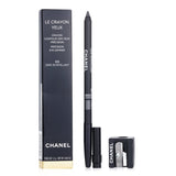 Chanel Le Crayon Yeux in #69 Gris Scintillant, a sparkling gray eye pencil for precise, lasting application with built-in sharpener.