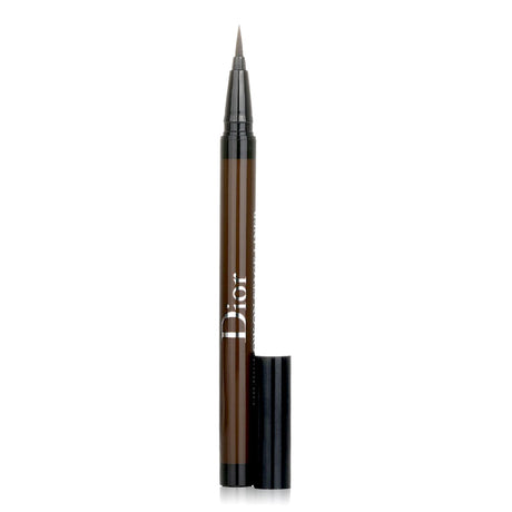 Ultra-pigmented waterproof eyeliner in matte brown, with a flexible tip for precise, customizable lines.