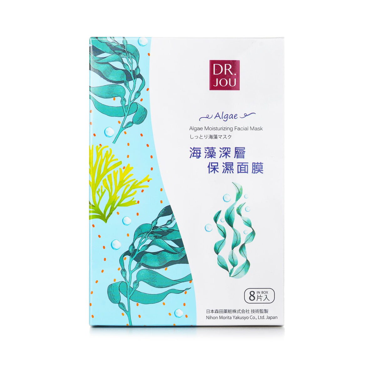 DR. JOU (By Dr. Morita) - Algae Moisturizing Facial Mask  - 8pcs