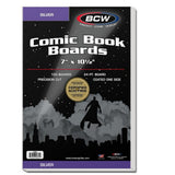 BCW - Comic Boards - Silver Backing Boards - 7 X 10 1/2 - Game Storage