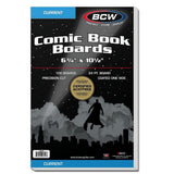 BCW - Comic Boards - Current Backing Boards - 6 3/4 X 10 1/2 - Game Storage