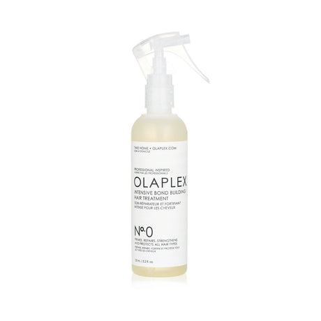 Olaplex No. 0 treatment, 155ml, enhances hair strength and shine while repairing damage with vegan, cruelty-free formula.