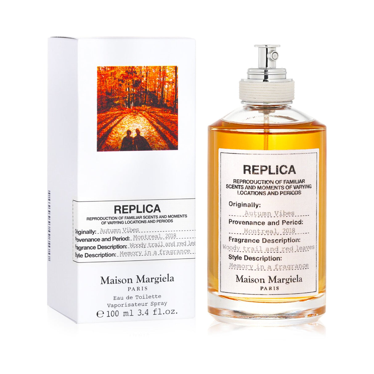 Elegant 100ml unisex fragrance by Maison Margiela, capturing the warm essence of autumn with woody spicy notes.