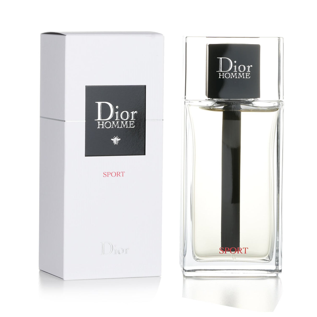 Bottle of Christian Dior Dior Homme Sport Eau De Toilette, a fresh and spicy fragrance for men, embodying energy and adventure.