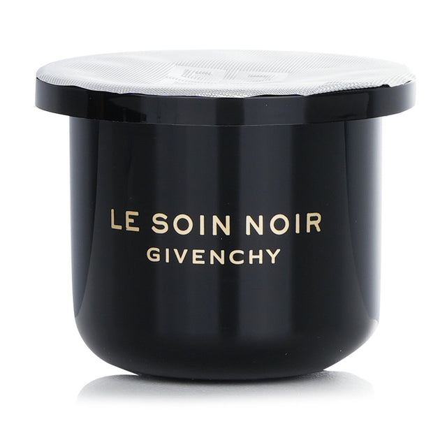 Givenchy Le Soin Noir Crème Légère refill in 50ml, an age-defying night cream with Vital Algae for youthful, radiant skin.