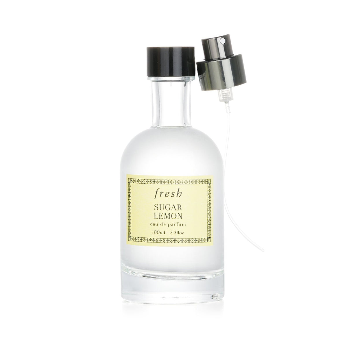 Citrus fragrance for women in a chic glass bottle, featuring lemon, lychee, and warm sandalwood notes.