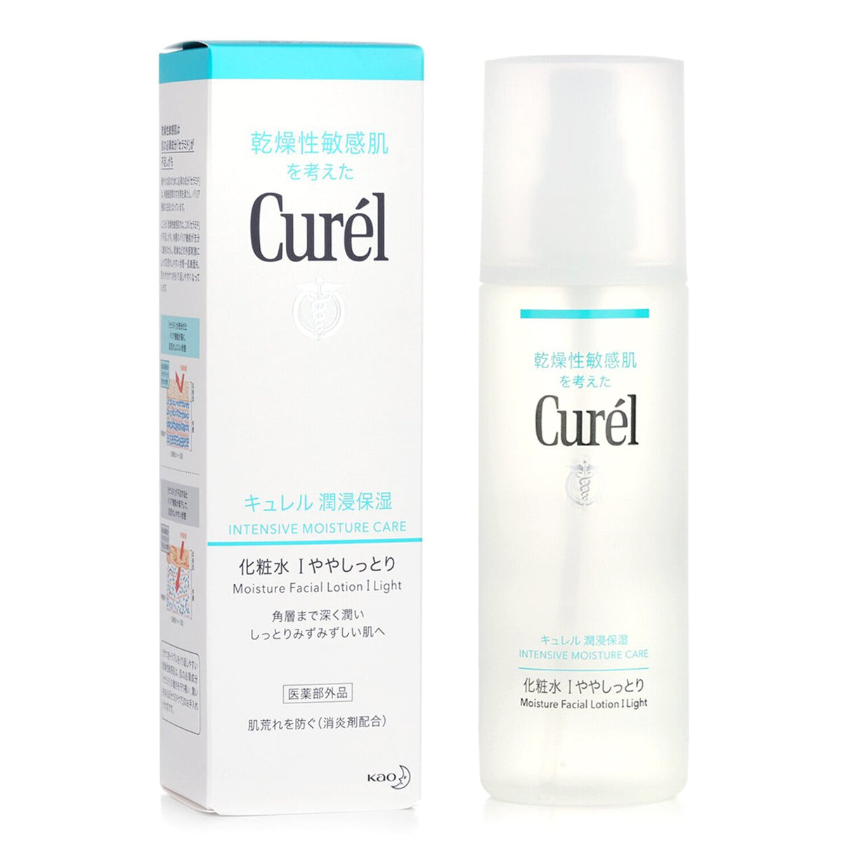 Curel - Intensive Moisture Care Moisture Facial Lotion I - Light  - 150ml/5oz