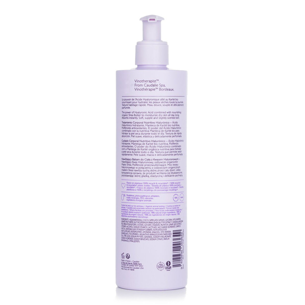 Caudalie - Vinotherapist Hyaluronic Nourishing Body Lotion  - 400ml/13.5oz